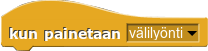 Kun painetaan välilyöntiä